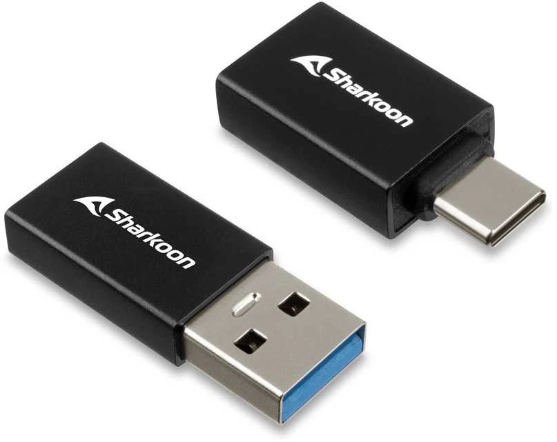 Sharkoon OFFICEPAL USB-C 2 ADAPTERIAI / 1X USB A IKI C 1X USB C TO A
