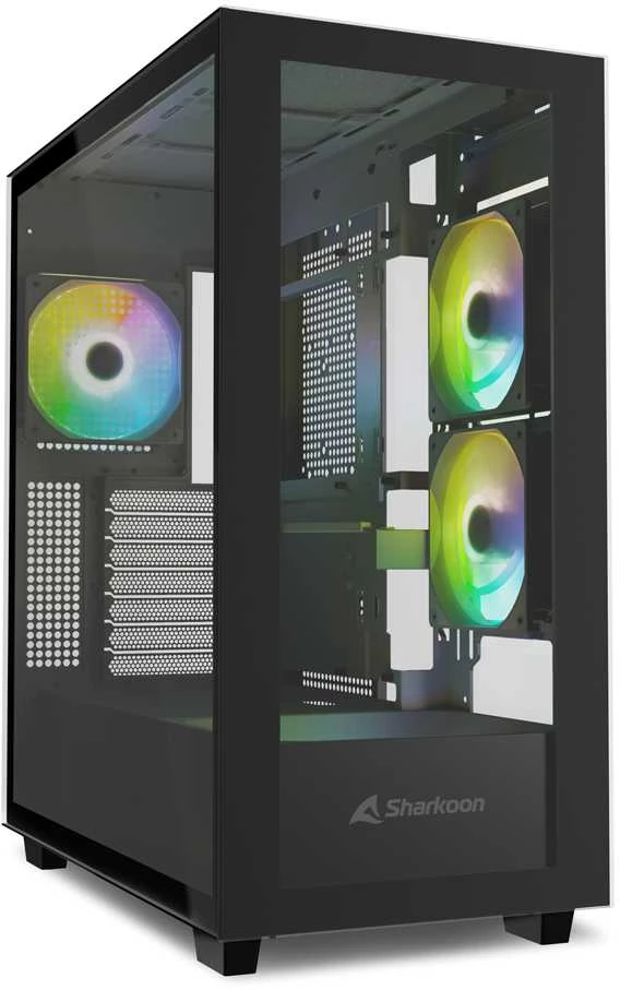 Midi Sharkoon Rebel C60 RGB Juodas