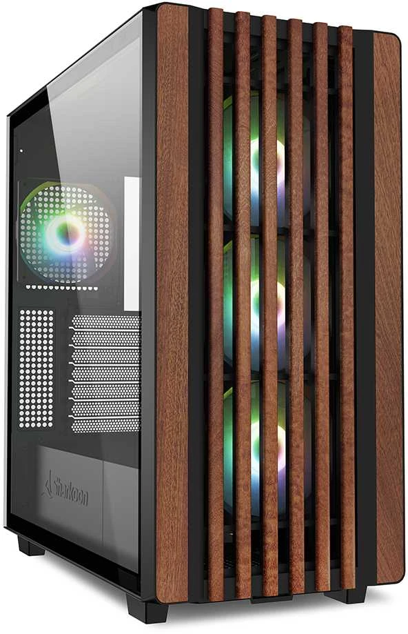 Midi Sharkoon Rebel C70G RGB Juodas