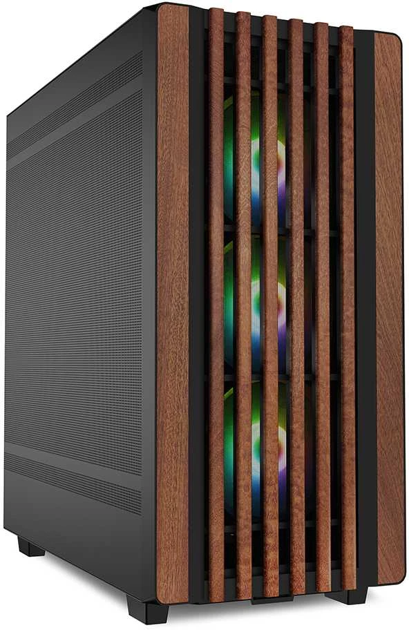 Midi Sharkoon Rebel C70M RGB Juodas
