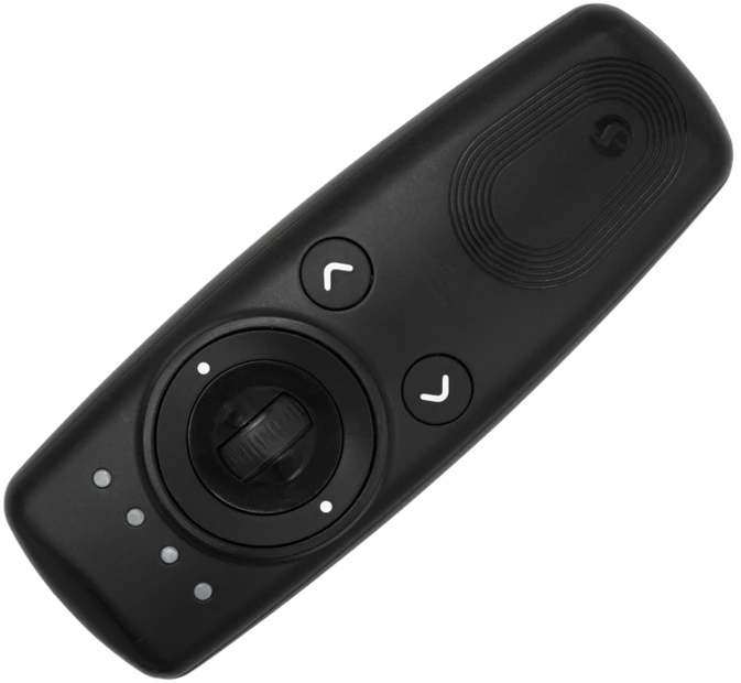 Shelly BLU Remote Control ZB, Bluetooth + Zigbee nuotolinio valdymo pultas, juodas