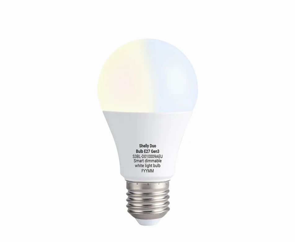 SHELLY Duo Bulb Gen3 E27 LED Bulb