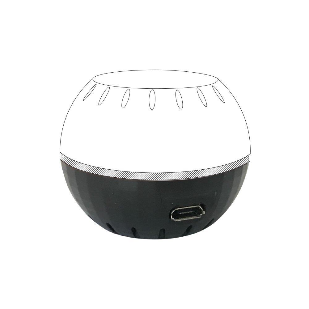 Shelly H&T USB maitinimo šaltinis, skirtas temperatūros ir drėgmės jutikliui (juodas)