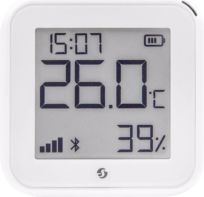Temperatūros ir drėgmės jutiklis WIFI Shelly H&amp;T gen3 (balta)