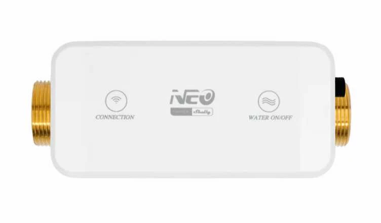 NEO Powered By Shelly Wi-Fi išmanusis vandens vožtuvas, ultragarsinis mtavimas NAS-WV02W