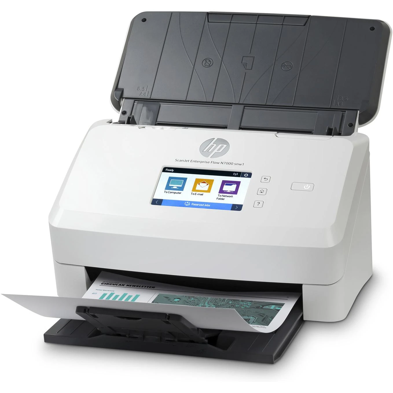Hewlett Packard (HP) Skeneris HP Scanjet Enterprise Flow N7000 lapų tiekimo skaitytuvas