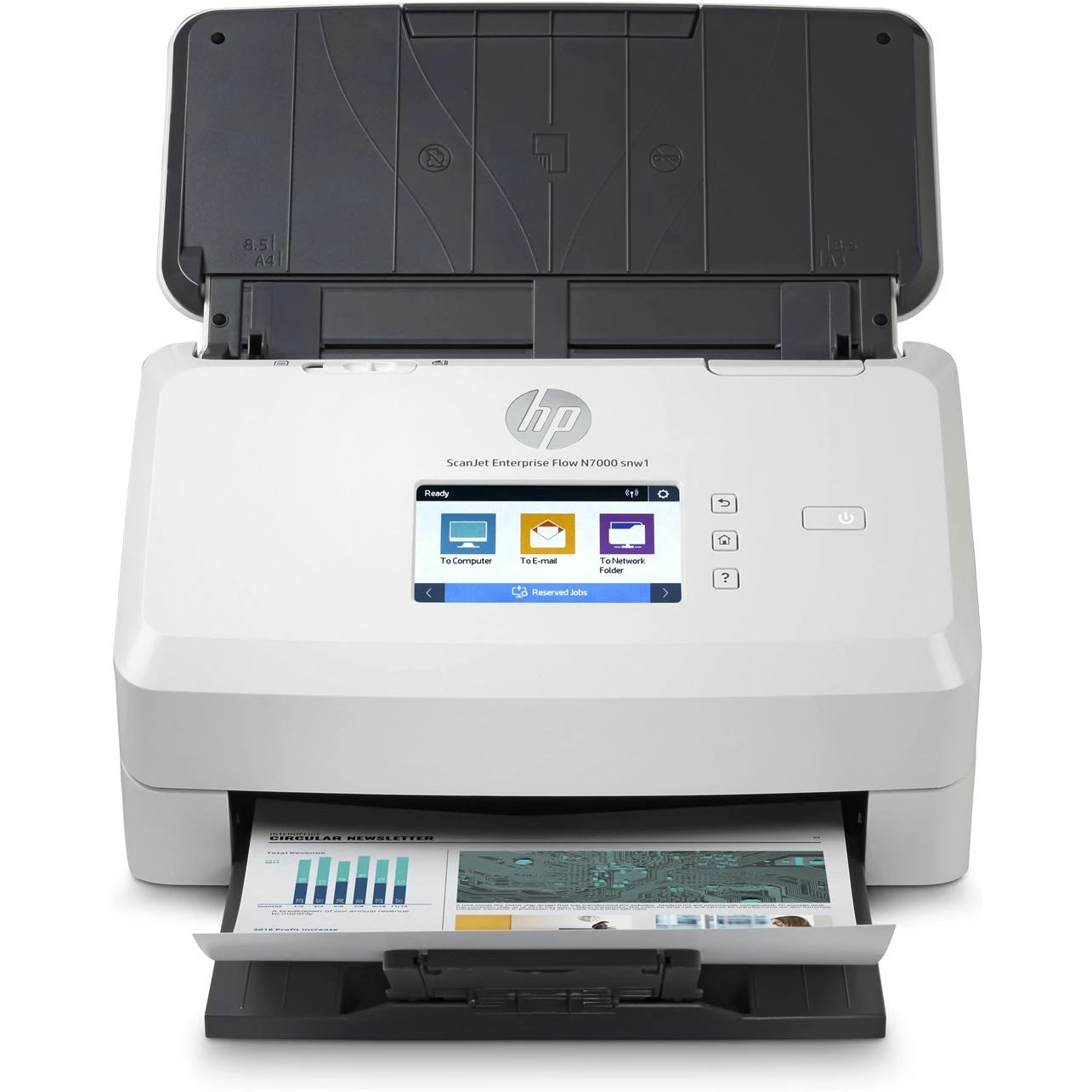 Hewlett Packard (HP) Skeneris HP Scanjet Enterprise Flow N7000 lapų tiekimo skaitytuvas