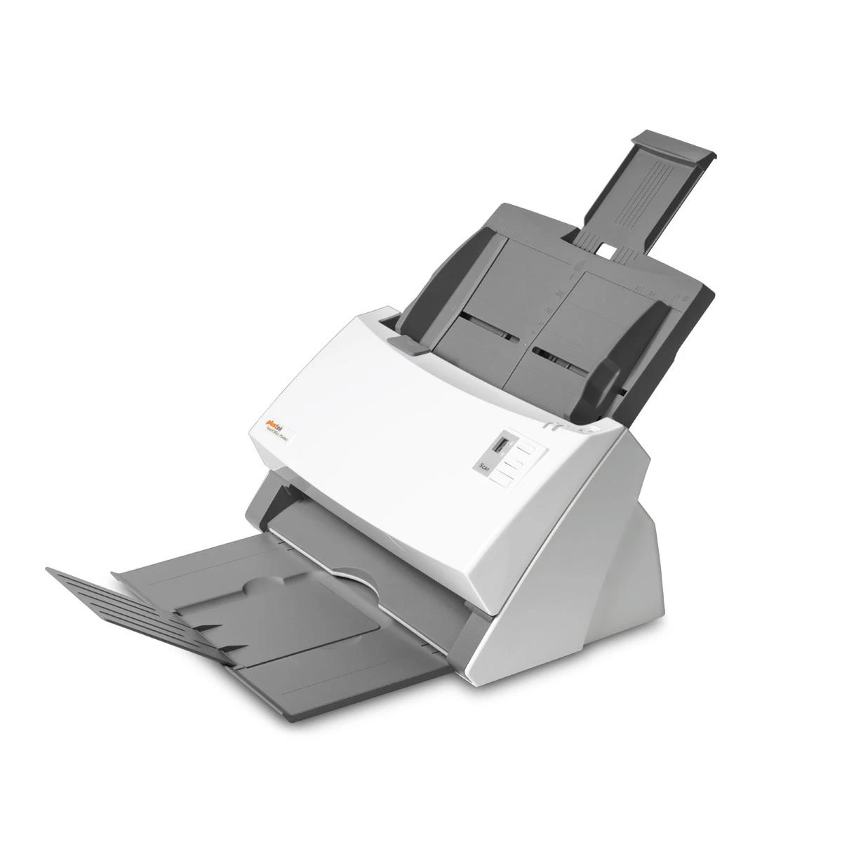 Skeneris „Plustek SmartOffice PS406U Plus“ 600 x 600 DPI ADF skaitytuvas Pilka, Balta A4