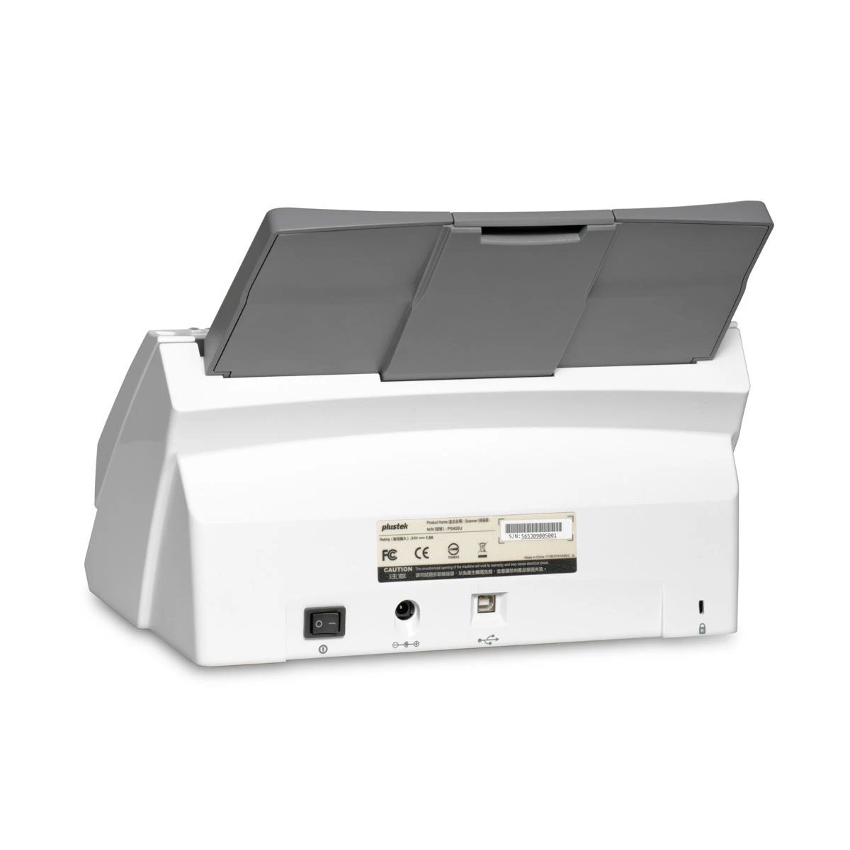 Skeneris „Plustek SmartOffice PS406U Plus“ 600 x 600 DPI ADF skaitytuvas Pilka, Balta A4