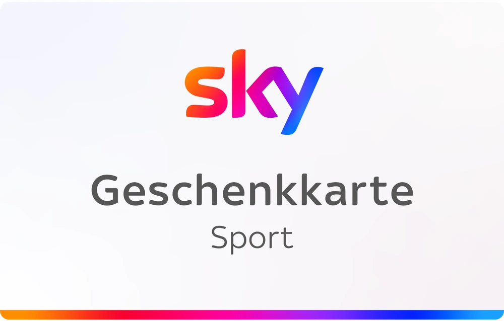 SKY Geschenkkarte "Sport" 12 Monate 249€