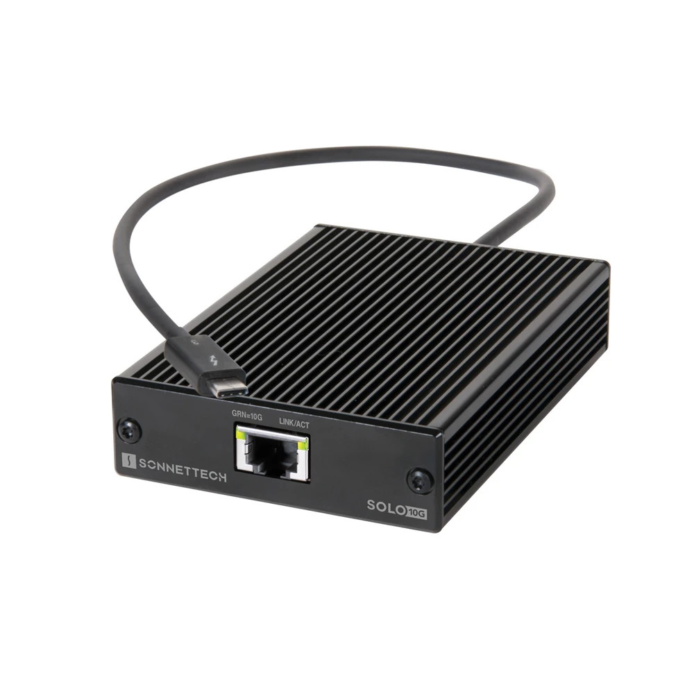 Sonnet Solo 10G TB3 zu 10GB Base-T, LAN-Adapteris
