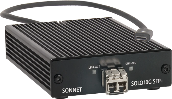 Sonnet Solo 10G Thunderbolt 3 zu SFP10+, LAN-Adapteris