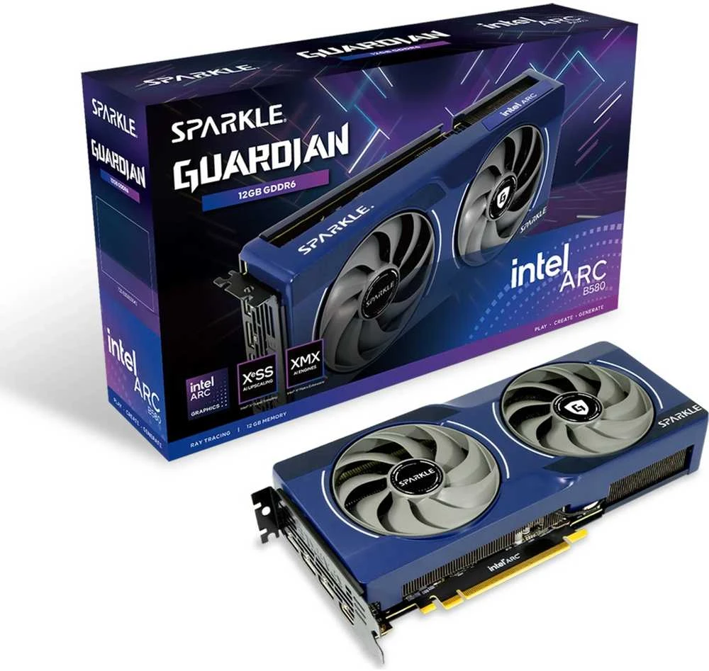 Vaizdo plokštė SPARKLE Intel Arc B580 GUARDIAN 12G