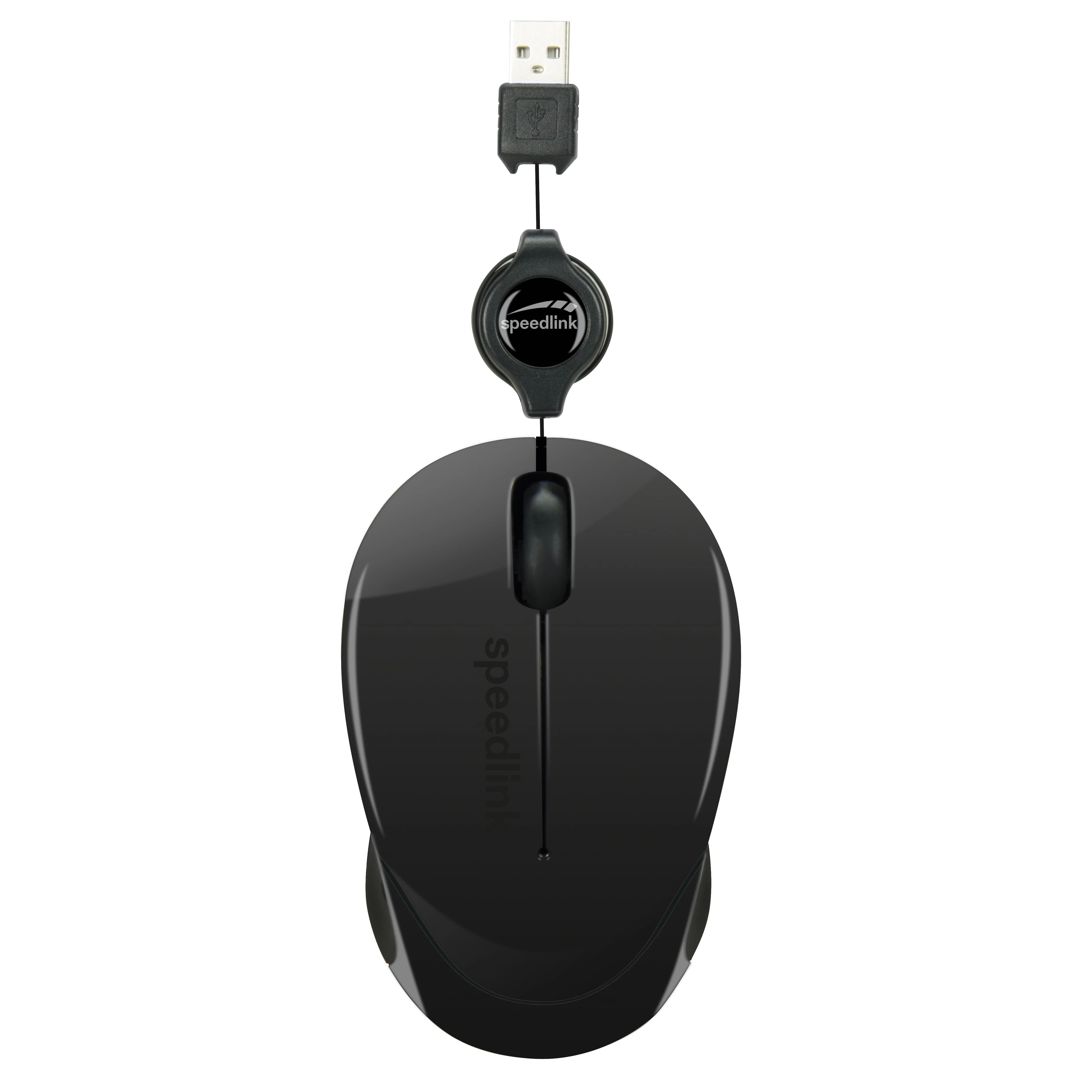 Speedlink - BEENIE mobilioji pelė - su laidu USB, juoda