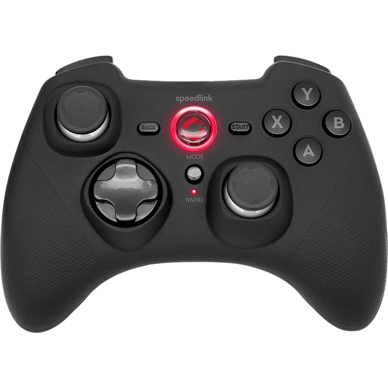 Speedlink – „Rait“ belaidis žaidimų pultas – PC/PS3/Switch/OLED, juodos spalvos, guminis