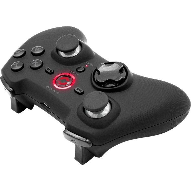 Speedlink – „Rait“ belaidis žaidimų pultas – PC/PS3/Switch/OLED, juodos spalvos, guminis