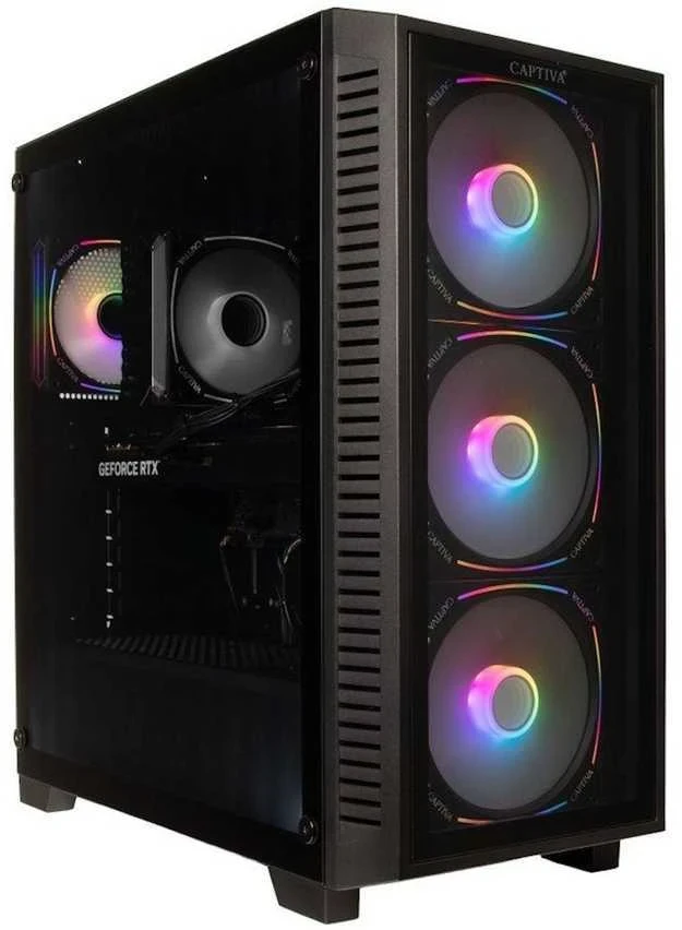 Stacionarus kompiuteris Captiva Highend Gaming PC R88-669 AMD Ryzen 7 9800X3D, 32GB DDR5 RAM, 2TB M.2 SSD, AMD Radeon RX 9070 XT (16GB GDDR6), Windows 11 Home