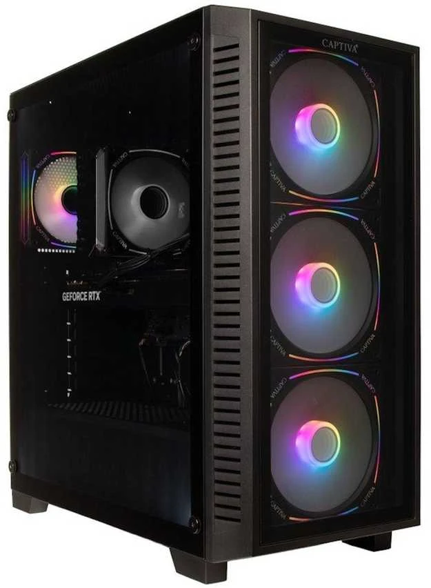 Stacionarus kompiuteris Captiva Highend Gaming PC R88-669 AMD Ryzen 7 9800X3D, 32GB DDR5 RAM, 2TB M.2 SSD, AMD Radeon RX 9070 XT (16GB GDDR6), Windows 11 Home