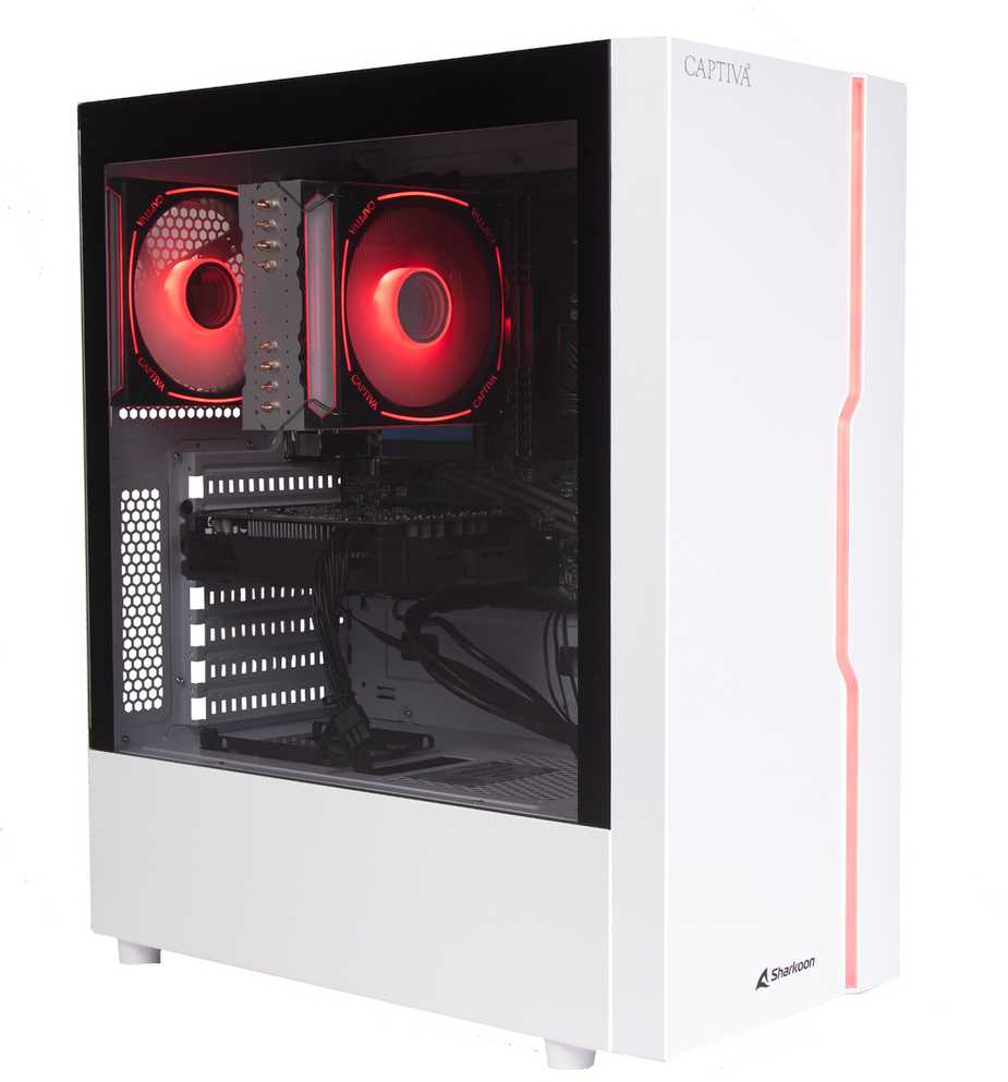 Stacionarus kompiuteris Captiva PC Power Starter R78-379 AMD Ryzen 7 5700G, 16GB DDR4 RAM, Radeon Graphics, 1TB M.2 SSD, oOS