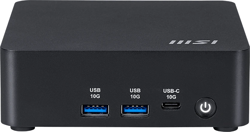 MSI CUBI NUC AI 1UMG-019BEU kompiuterio tipo barebone Juodas 125H Intel SoC