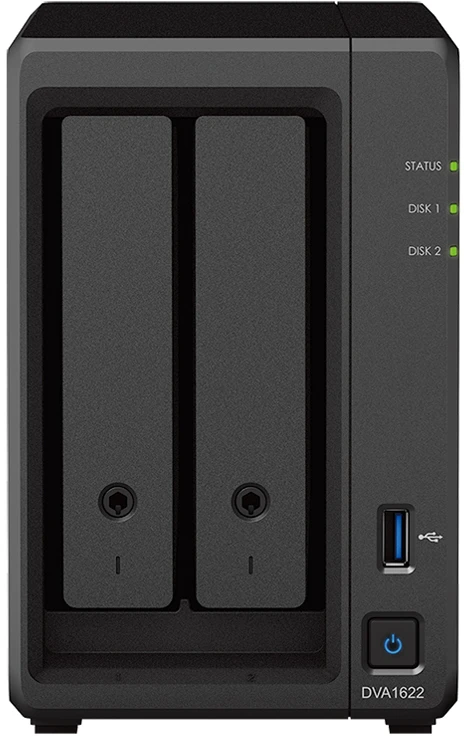 Serveris „Synology DVA1622“ | „Intel“ | „Celeron J4125“ | 6 GB | DDR4 su ECC