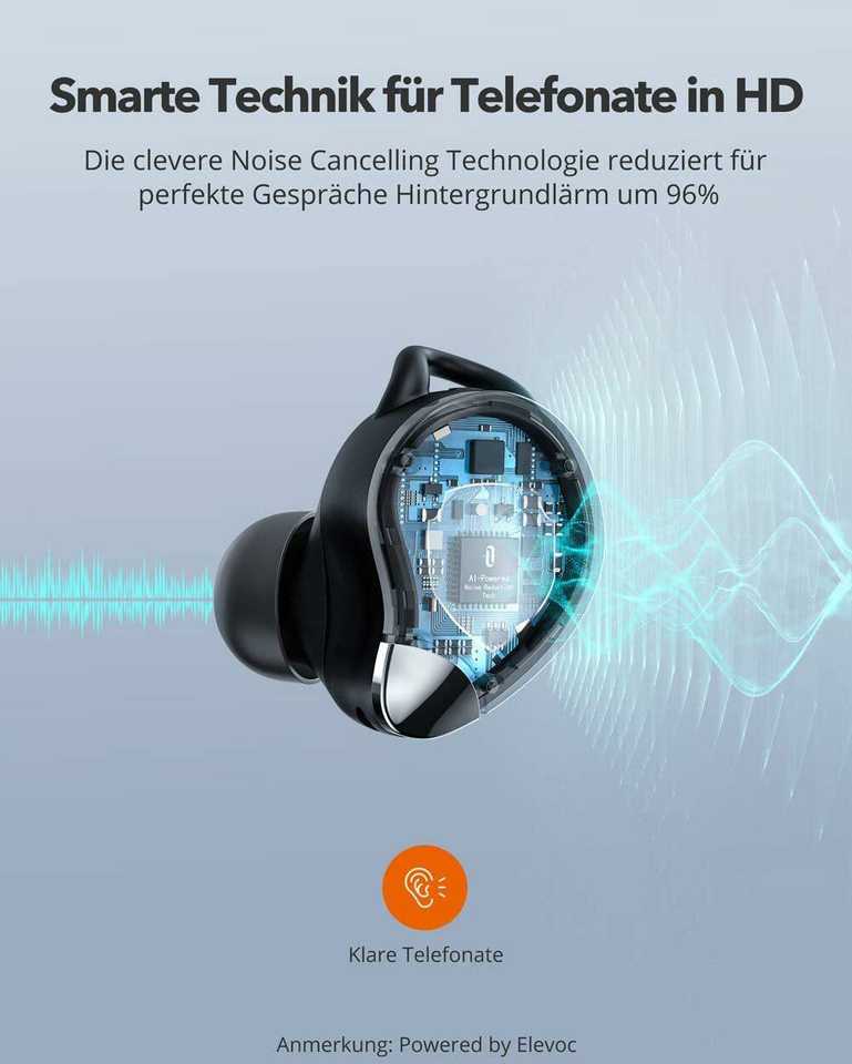 TaoTronics TT-BH079 į ausis įdedamos 