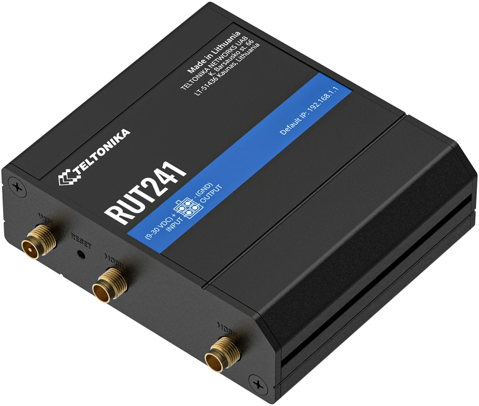Šakotuvas TELTONIKA IOT ROUTER RUT241 2XLTE
