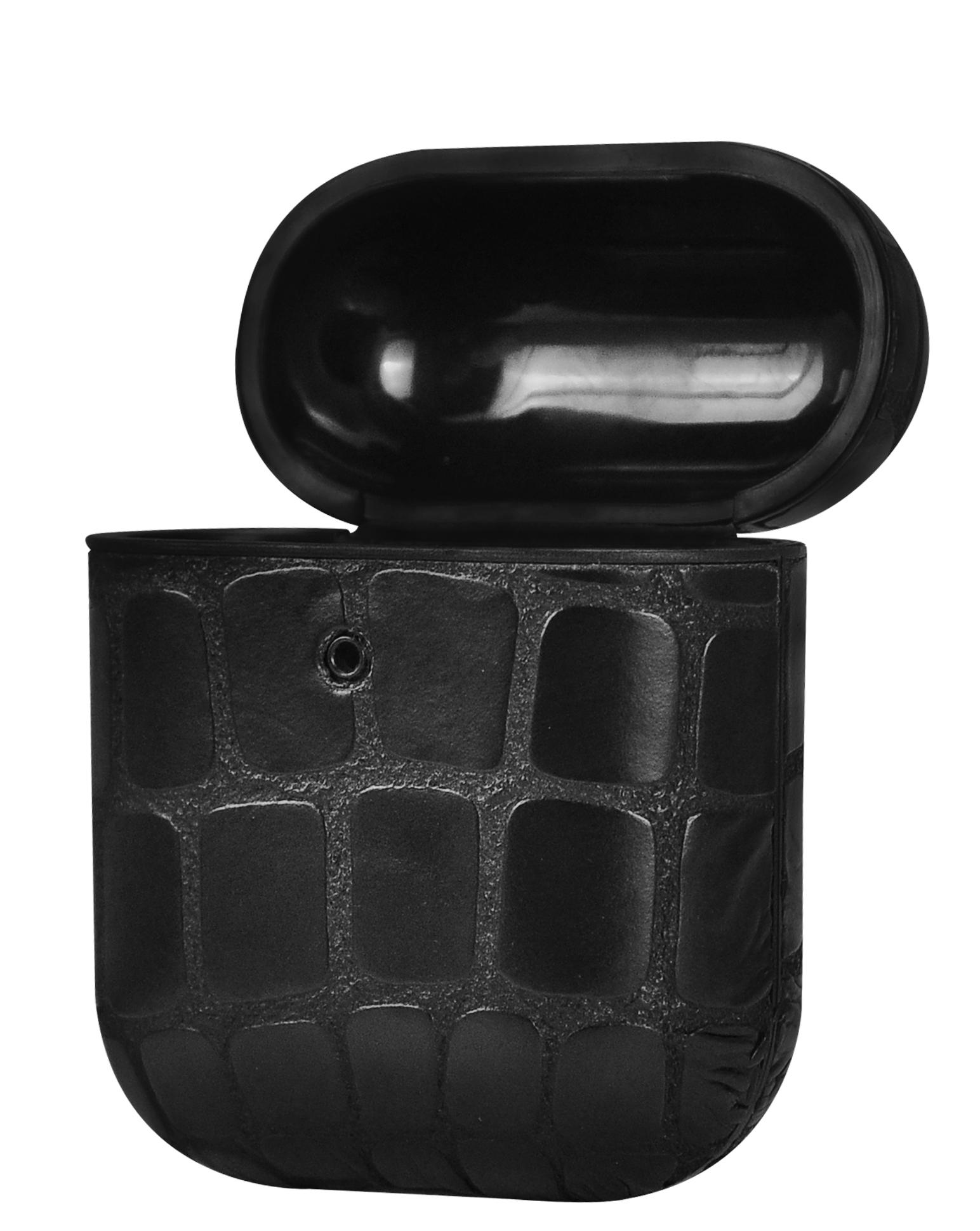TERRATEC AirBox Pattern akmens juodas dėklas, skirtas Apple AirPods 1 ir 2 kartai