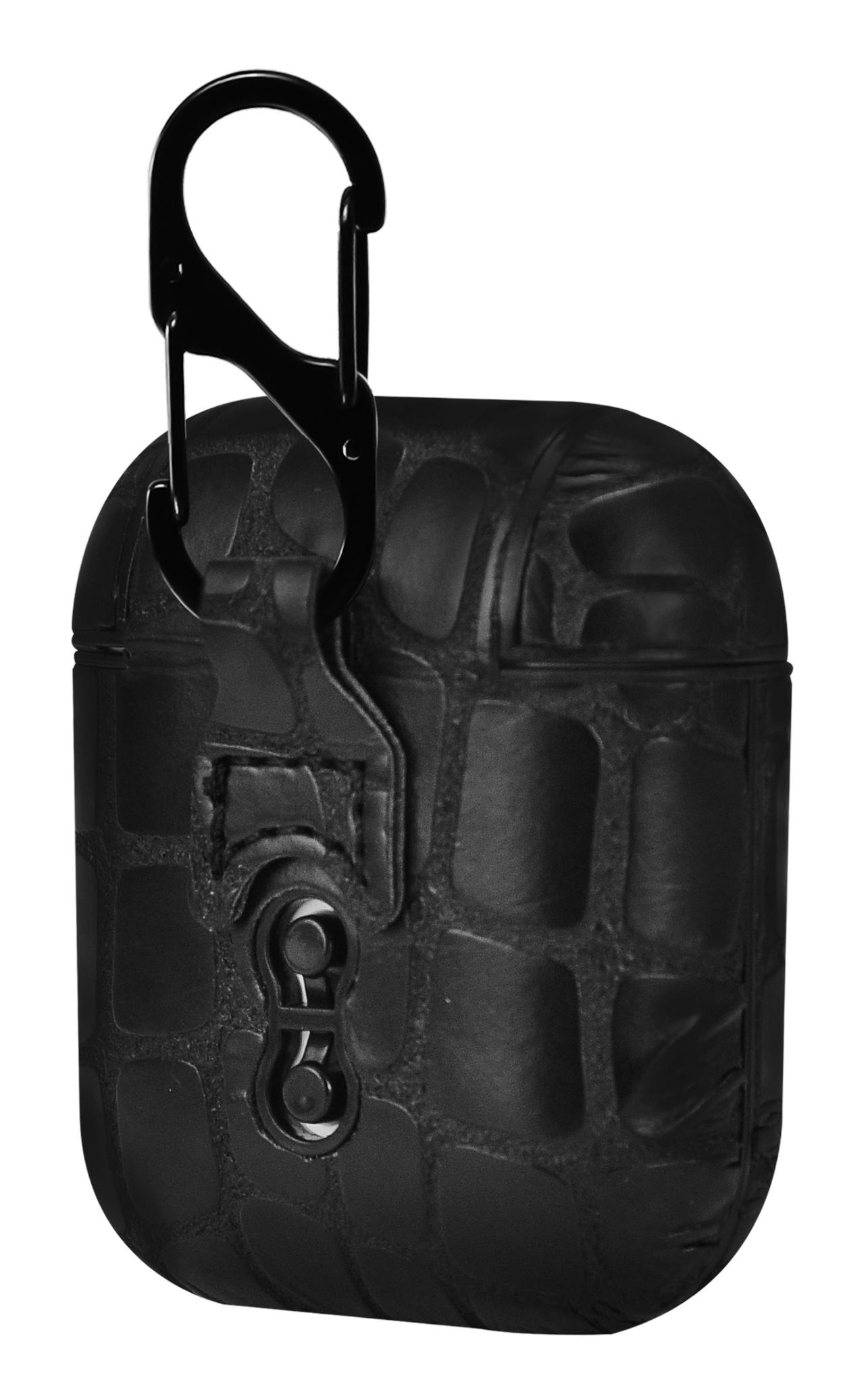 TERRATEC AirBox Pattern akmens juodas dėklas, skirtas Apple AirPods 1 ir 2 kartai