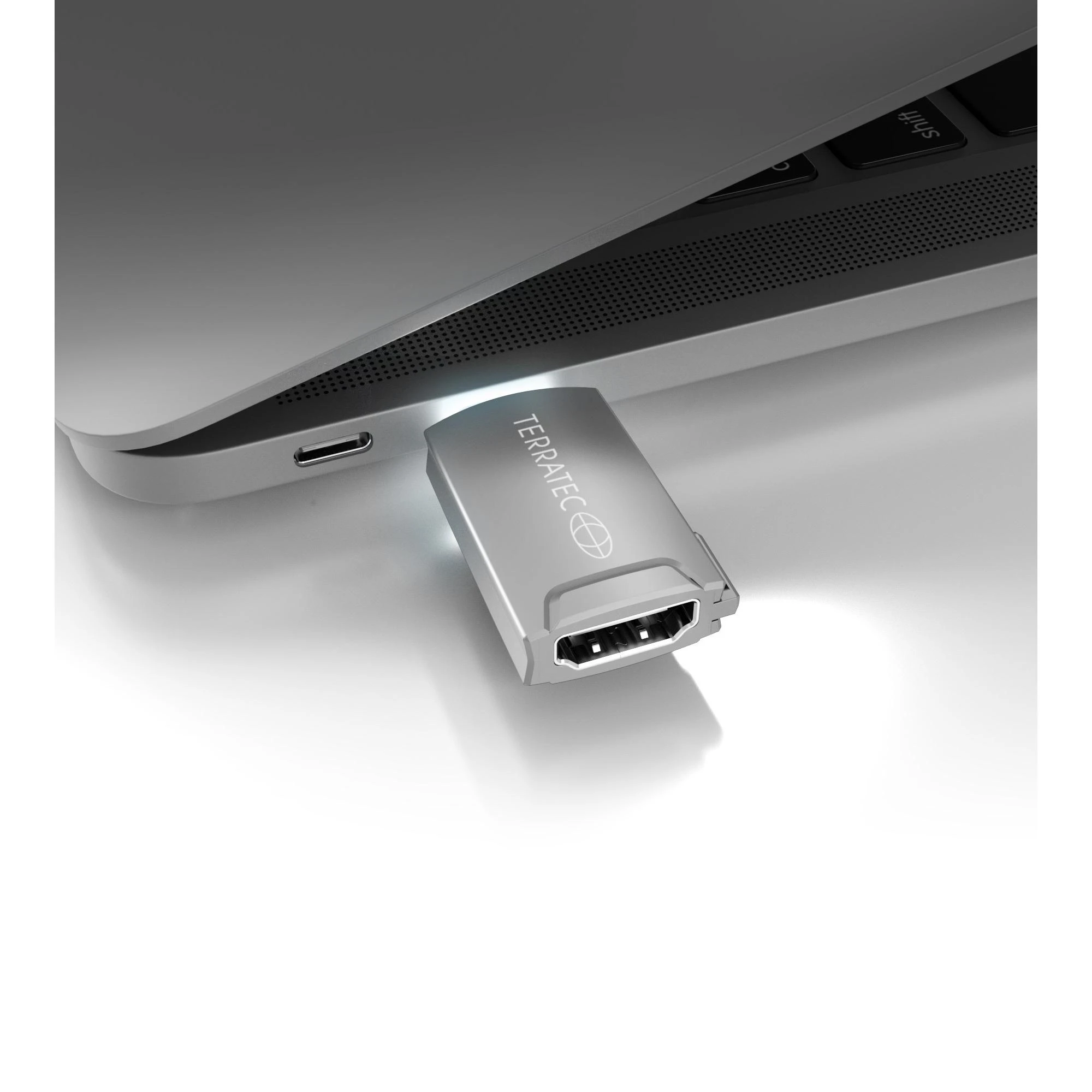Adapteris USB TerraTec C12 USB-C – HDMI Pilka (306704)