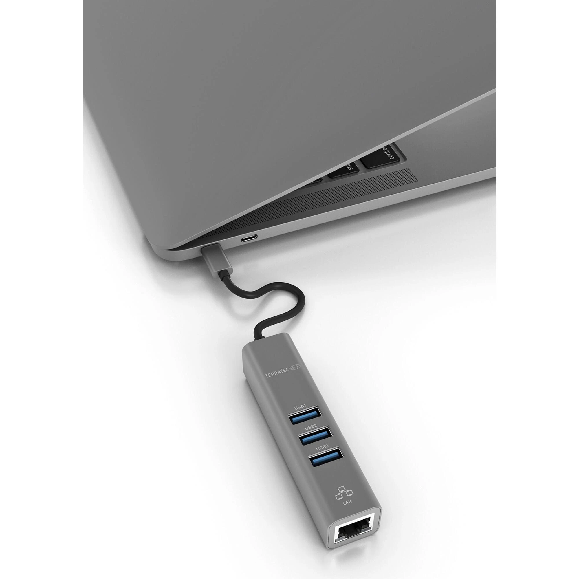 TerraTec C2 USB šakotuvas su LAN jungtimi