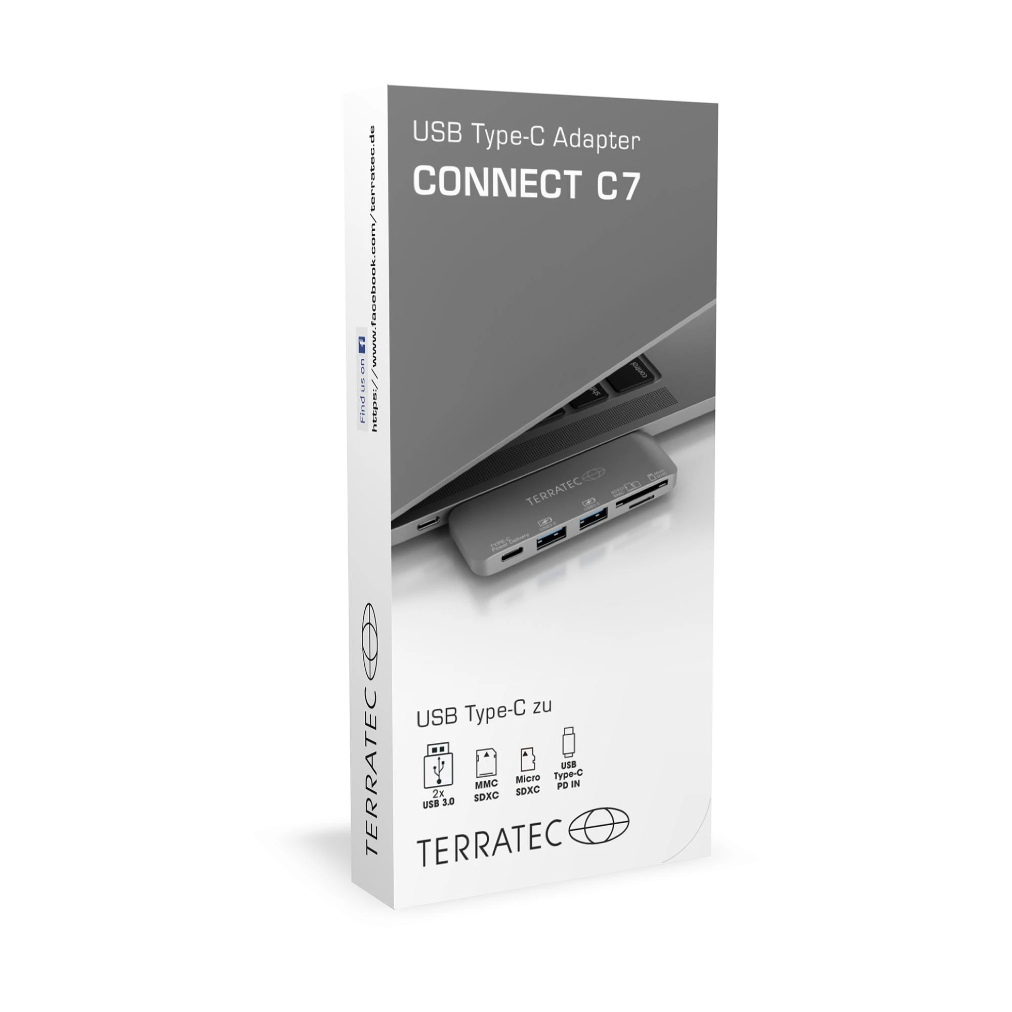 TerraTec Connect C7 adapterio pakuotė