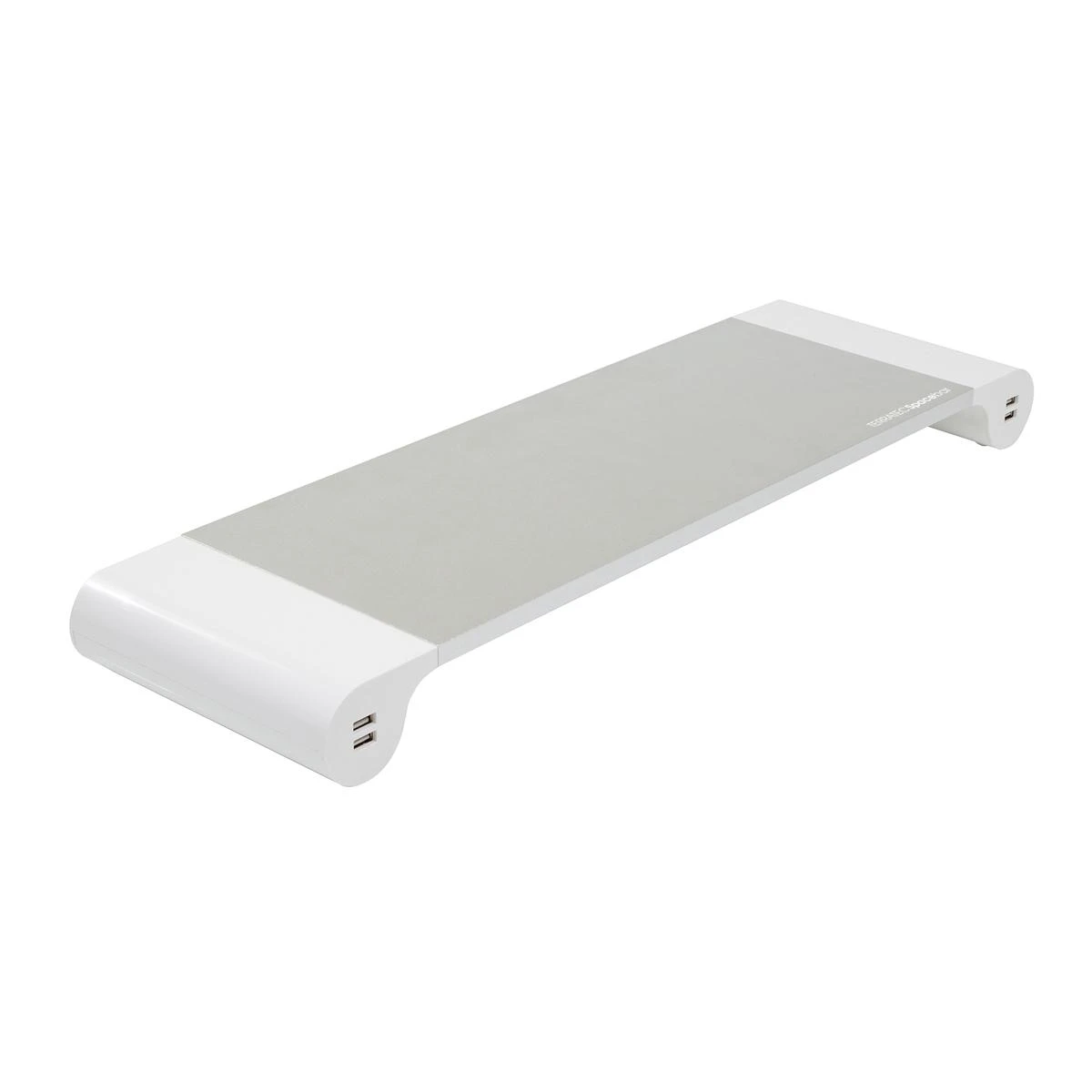 Laikiklis Terratec Spacebar aliuminio monitoriaus stovas su 4 USB įkrovimo prievadais