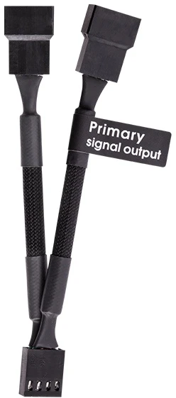Thermaltake 4 kontaktų - 4 kontaktų x2, 0,11 m, Juodas (AC-060-CO1OTN-F1)