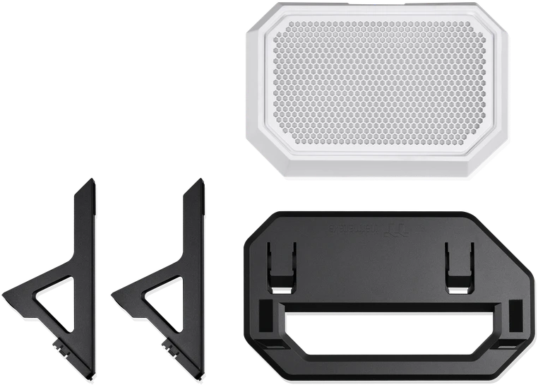 Laikiklis, skirtas „Thermaltake AC-076-ON6NAN-A1“ kompiuterio korpuso daliai, skirtai „Rinkinys Midi Tower“ kompiuteriui, skirtam konvertuoti į bokštą į stelažą.