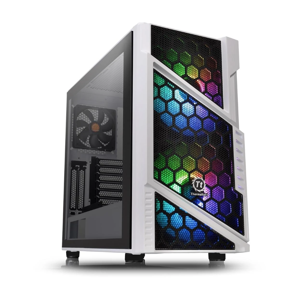 Thermaltake Commander C31 grūdintas stiklas ARGB Snow Edition