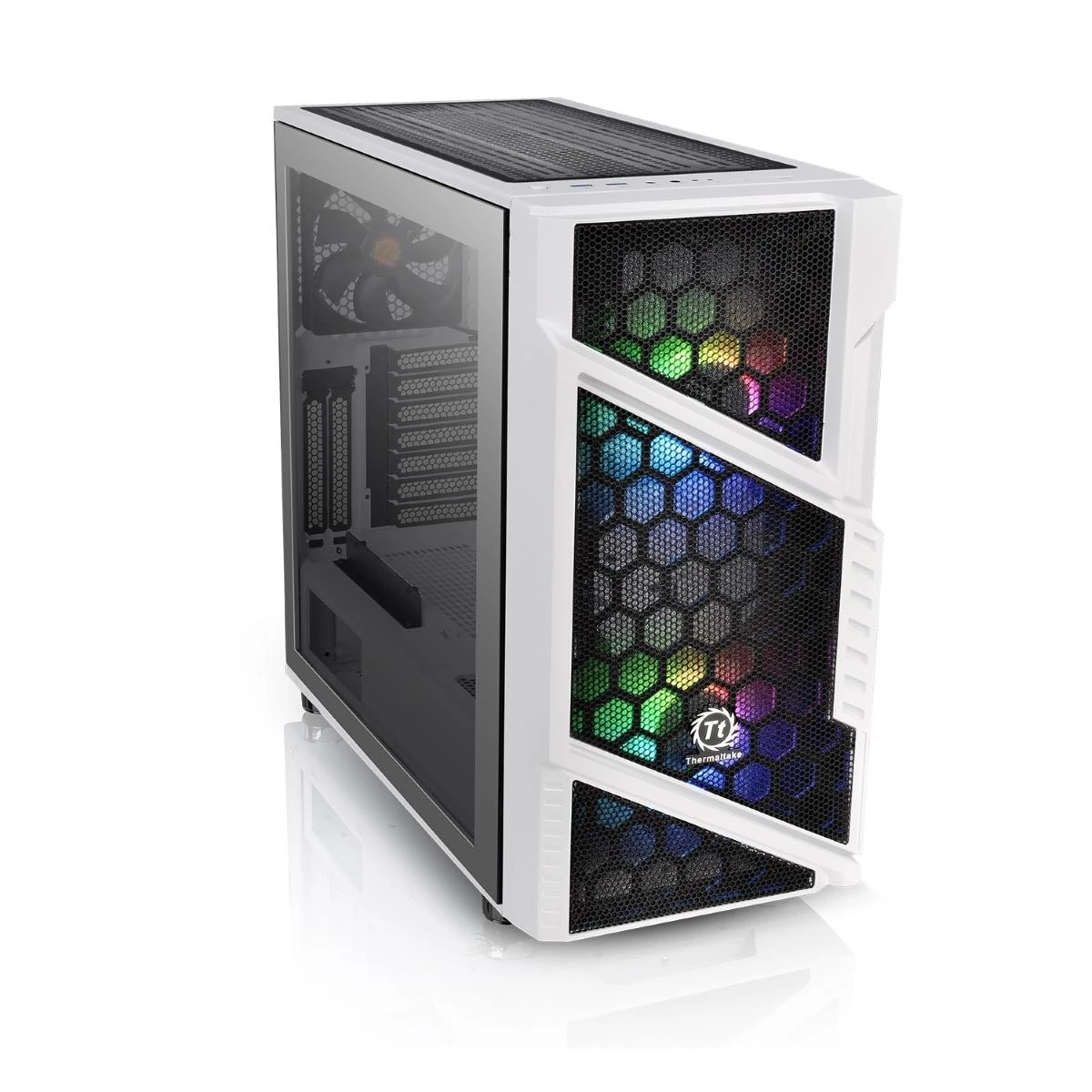 Thermaltake Commander C31 grūdintas stiklas ARGB Snow Edition