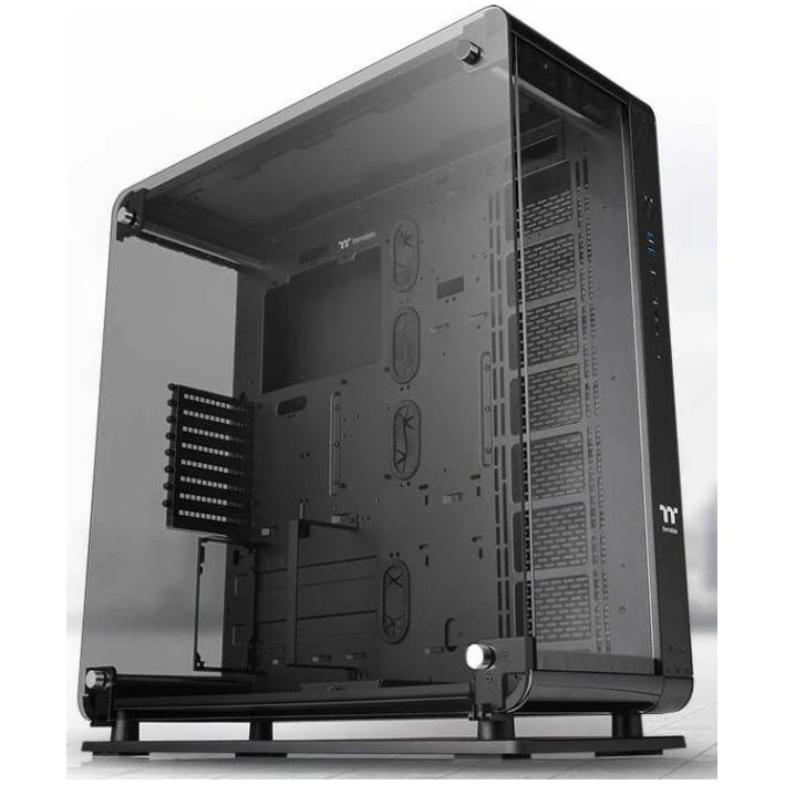 Thermaltake Core P8 Juodas Tempered Glass