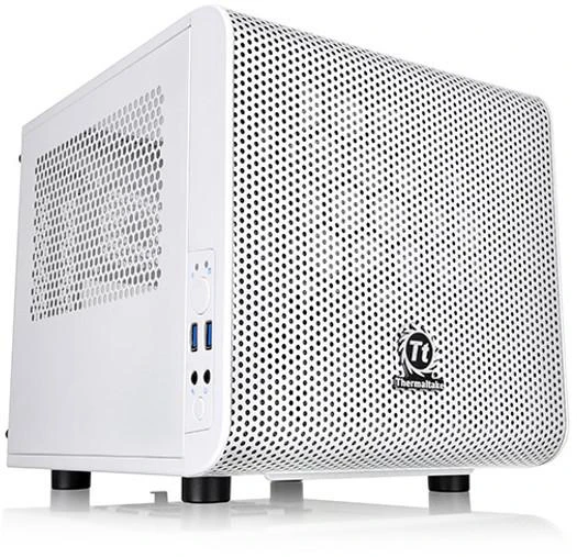 Housing Thermaltake CA-1B8-00S6WN-01 (Mini ITX, baltos spalvos)