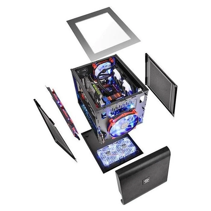 Korpusas Thermaltake Core V21 microATX Window Juodas