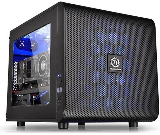 Korpusas Thermaltake Core V21 microATX Window Juodas