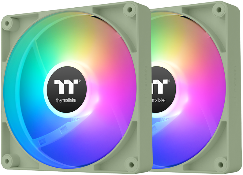 Thermaltake CT120 Reverse ARGB Sync Matcha Žalias 2 Pack | Korpuso ventiliatorius
