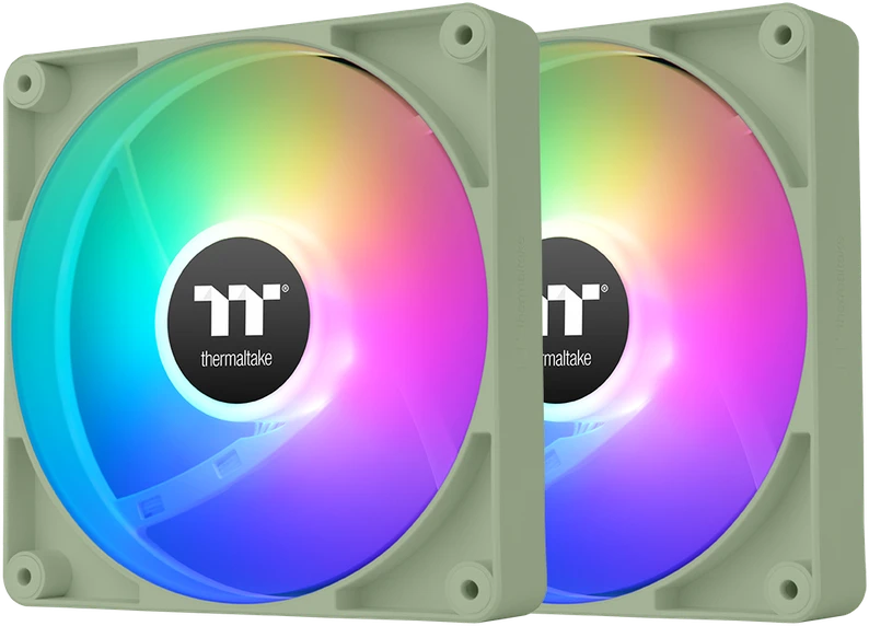 „Thermaltake CT140 ARGB Sync Matcha Žalias 2 vnt. pakuotė | Korpusų ventiliatoriai