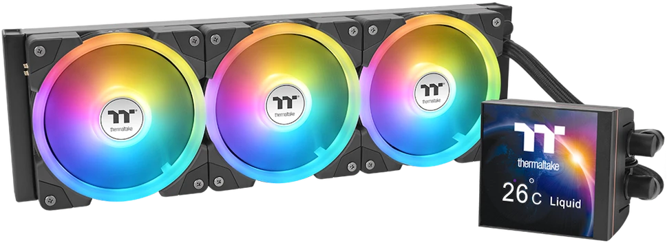 Thermaltake MAGFloe 360 Ultra AIO skysčio aušintuvas, juodas