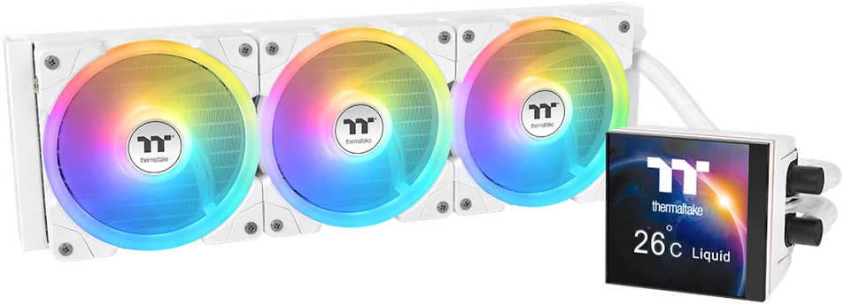 Thermaltake K vandens aušinimas MAGFloe 360 Ultra Snow Edition universalus skysčio aušintuvas, baltas