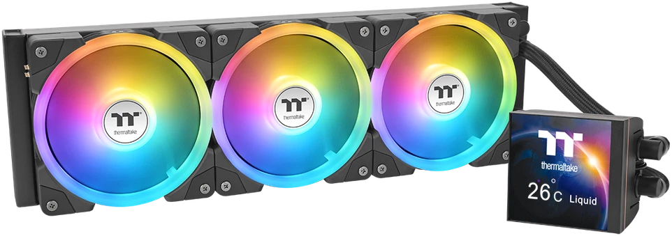 Thermaltake MAGFloe 420 Ultra AIO skysčio aušintuvas, juodas