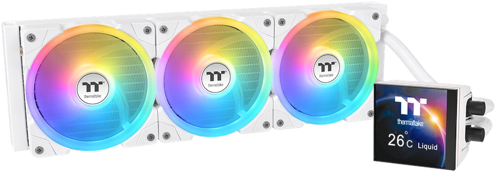 Thermaltake MAGFloe 420 Ultra AIO skysčio aušintuvas, baltas