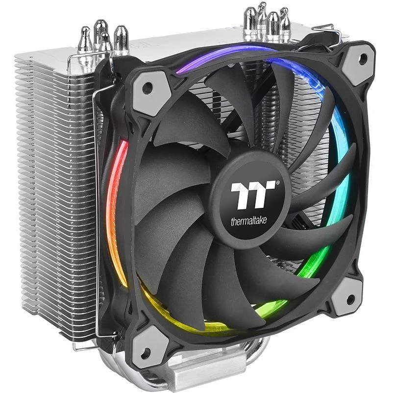Thermaltake Riing Silent 12 aušintuvas su RGB LED žiedu