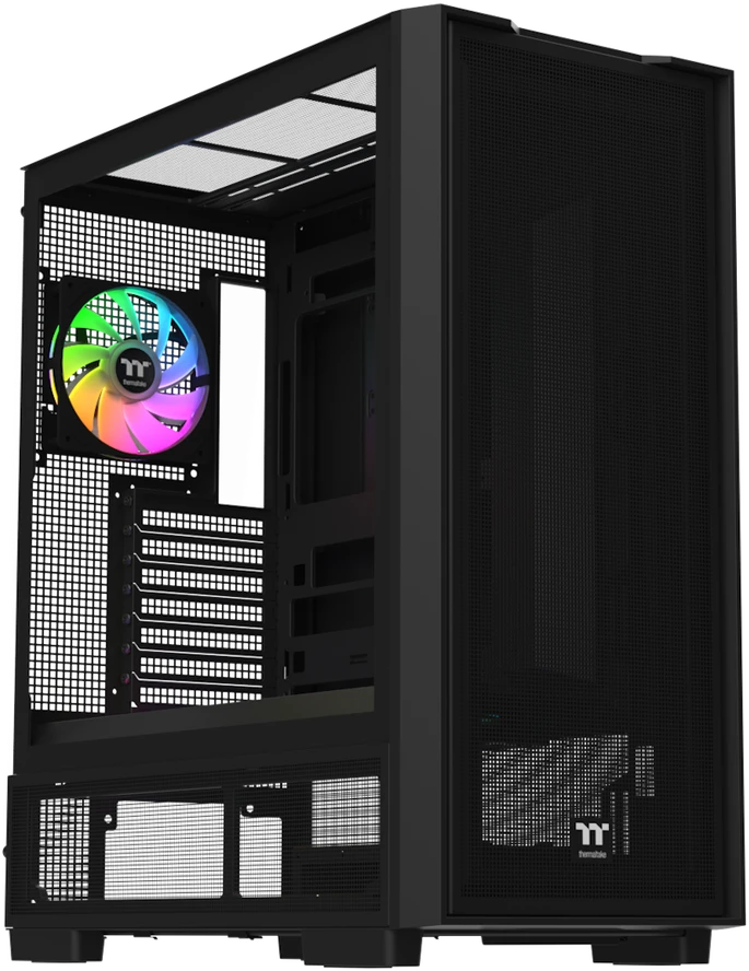 Midi Thermaltake S380 TG ARGB Juodas