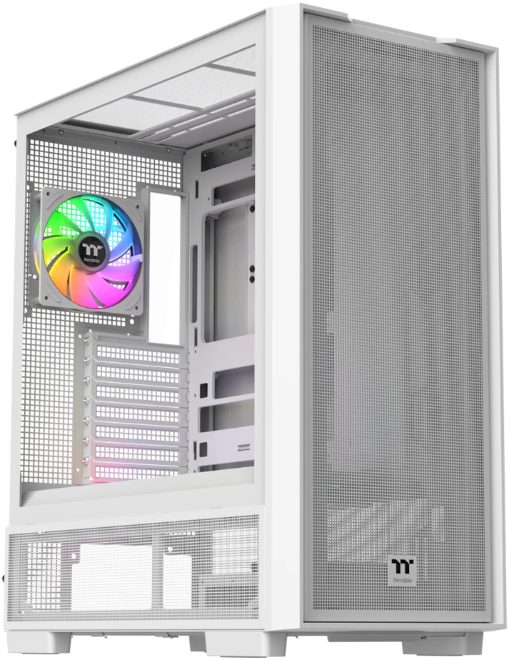 Midi Thermaltake S380 TG ARGB Snow Baltas